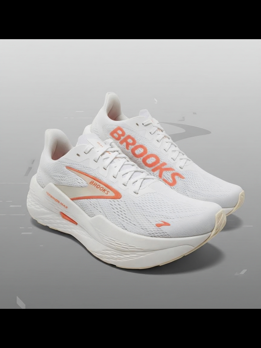 Brooks Hyperion Max 2 Women’s 8 Peach Coral Running Shoes DNA FLASH v2 Plated